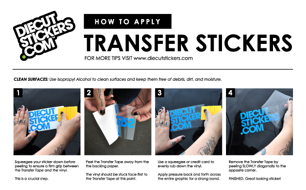 How To Apply Transfer Stickers | DCS Sticker Education