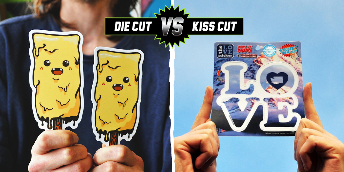 Kiss-Cut vs. Die-Cut Stickers: What's the Difference?