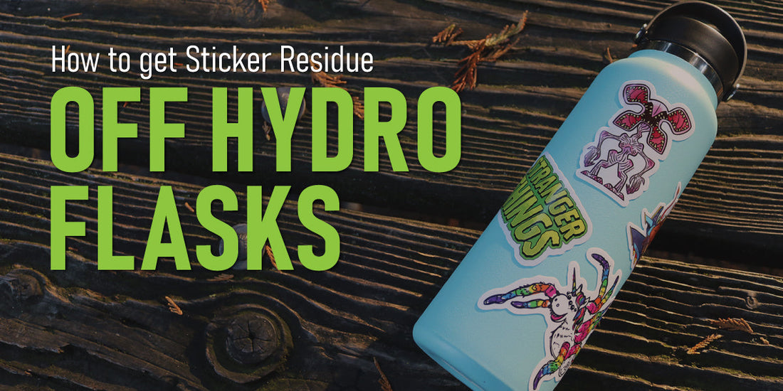How to Get Sticker Residue Off Hydro Flasks